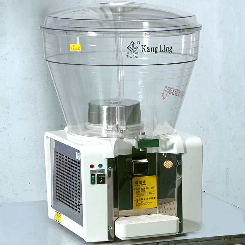 商用果汁机冷饮机酸梅汤喷淋奶茶机大圆缸单缸饮料机50l制冷搅拌