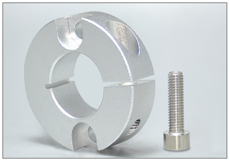 scsg开口固定环沉孔双孔固定卡环轴用弹性铝挡圈止推环喉箍定位环