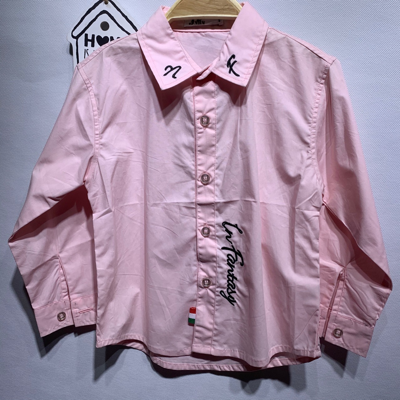 jn8938迦南贝妮品牌童装2020新款春款女童衬衫