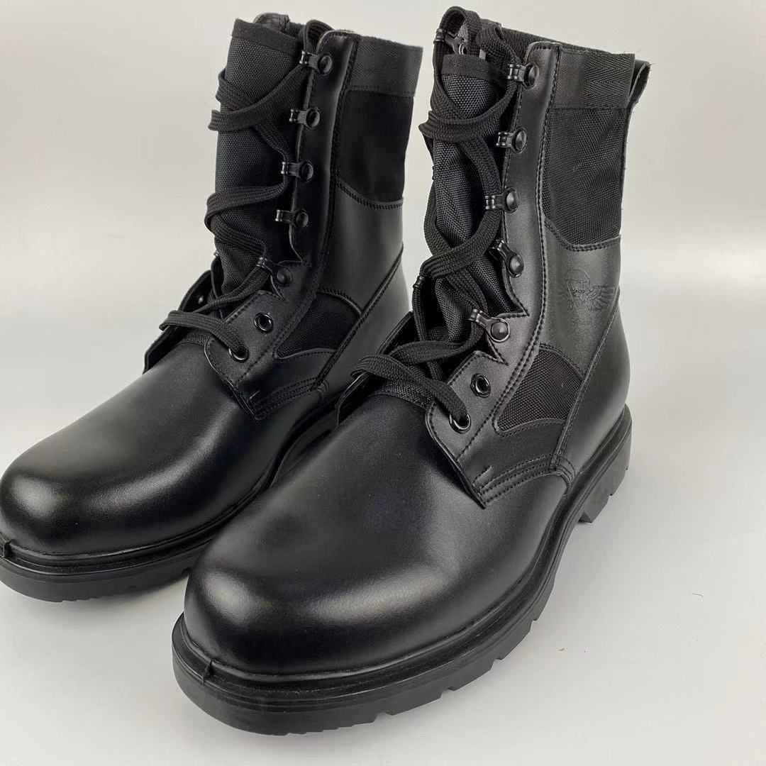 光军真皮06伞兵靴作训靴作战靴男登山鞋战术靴户外鞋战术靴飞行靴