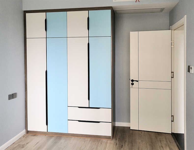 橱柜门定制模压板多种颜色衣柜门板多层复合柜门衣帽间推拉门