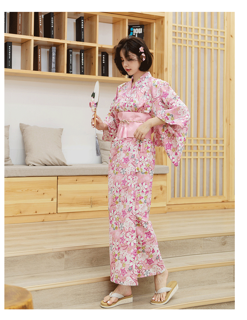 日本传统正装长款浴服和服cosplay动漫抖音拍照舞台演出写真套装