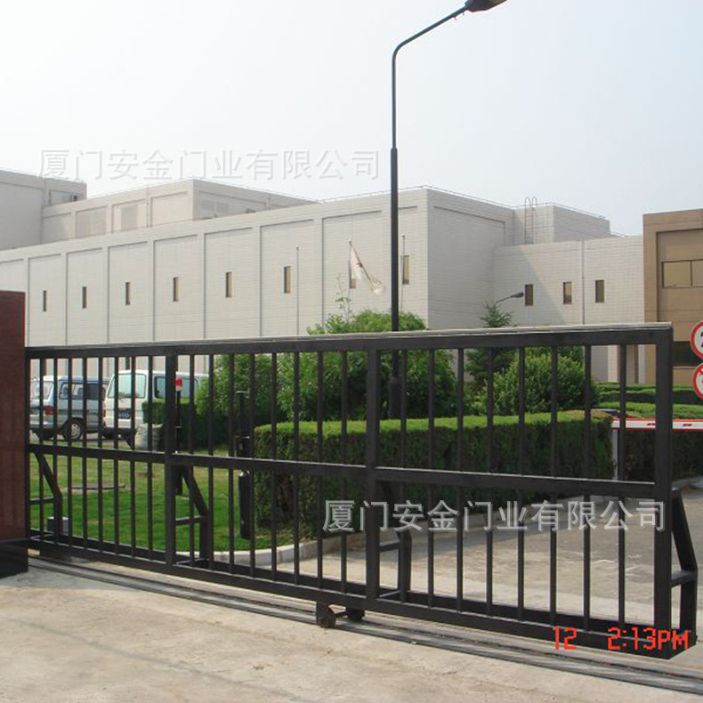 厂家销售庭院电动铝合金双开推拉门户外院子铝合金平移双开门