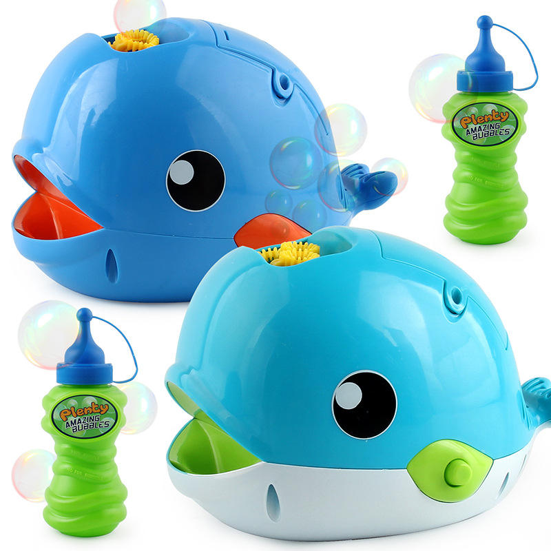 原厂直销 抖音同款儿童电动卡通海豚泡泡枪 全自动泡泡机玩具