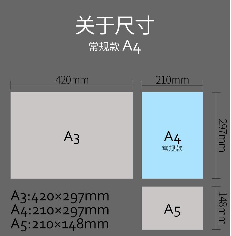 3a纸有多大图片有对比图片