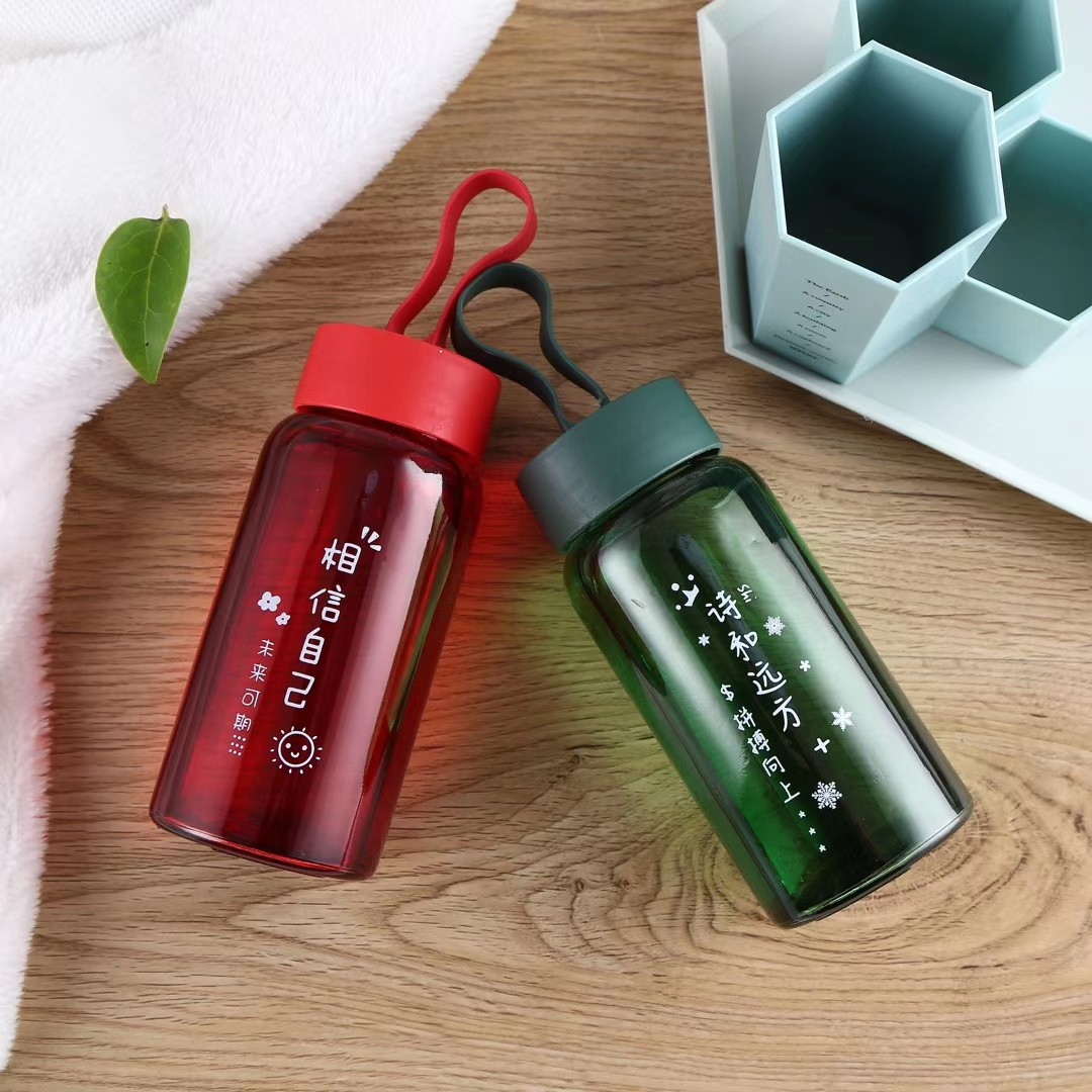 厂家直销地摊伯特提手玻璃水杯礼品玻璃水杯赠品水杯可定制logo