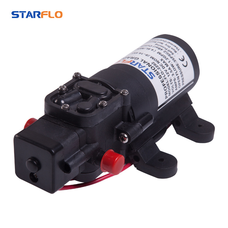starflo出口澳洲欧洲电动隔膜泵1224v小泵农用喷雾泵喷雾器洗车