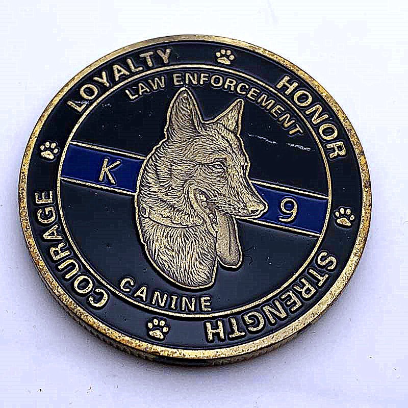 代发 美国狗动物纪念章 收藏工艺礼品徽章铜章硬币纪念币金币