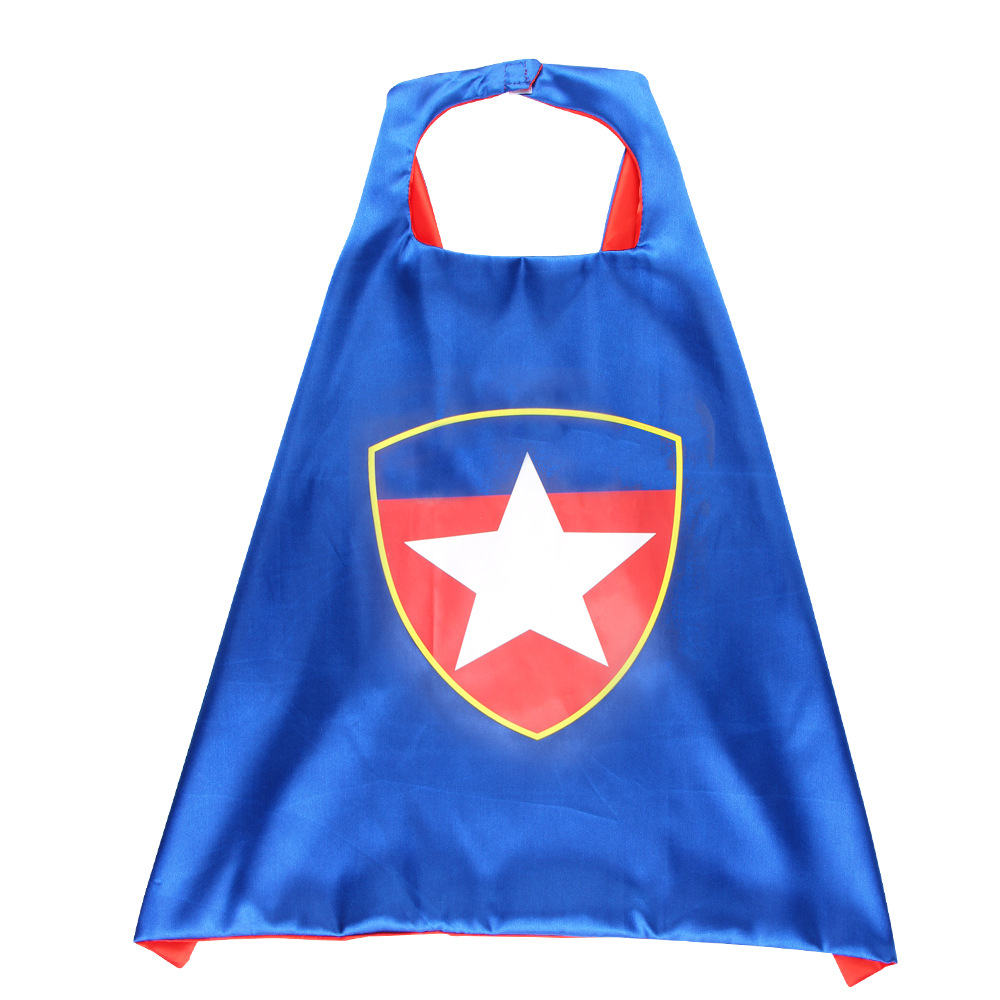 超级英雄披风美国超凡队长动漫披风男女队长披风演出服装动漫