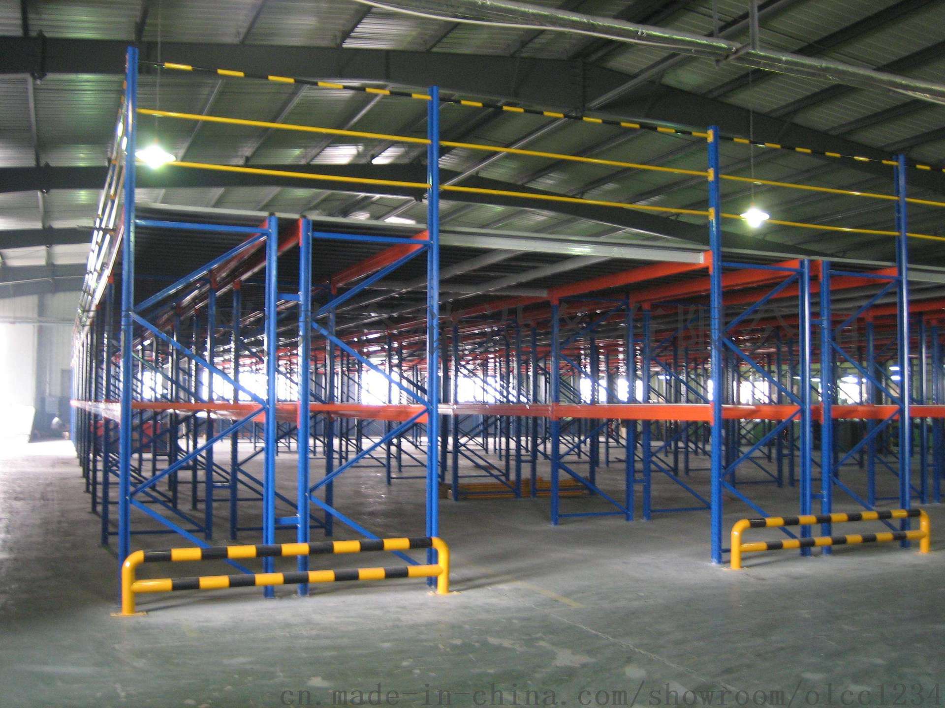 阁楼平台工厂仓库房钢结构夹隔层拆卸组合两层定制重型阁楼式货架