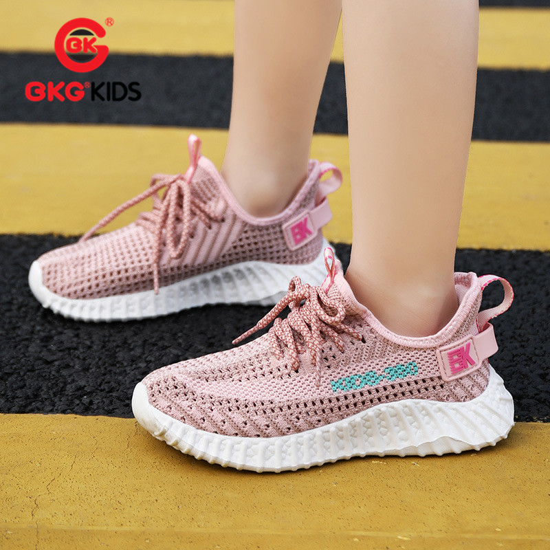 bkg儿童夏季椰子鞋男童女童鞋 新款潮流中大童网面透气镂空运动鞋