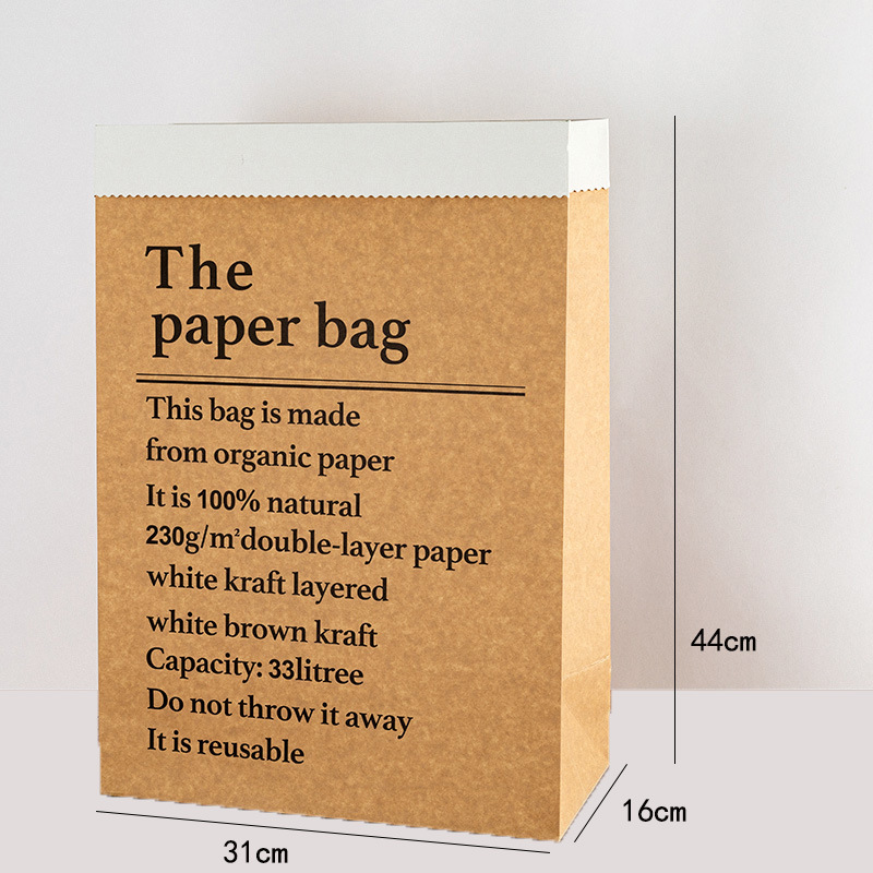Douyin Online Influencer Dried Flower Flowers Packing Bag Ins Style Hug Bag Holiday Gift Box Bouquet Bag Kraft Paper Bag