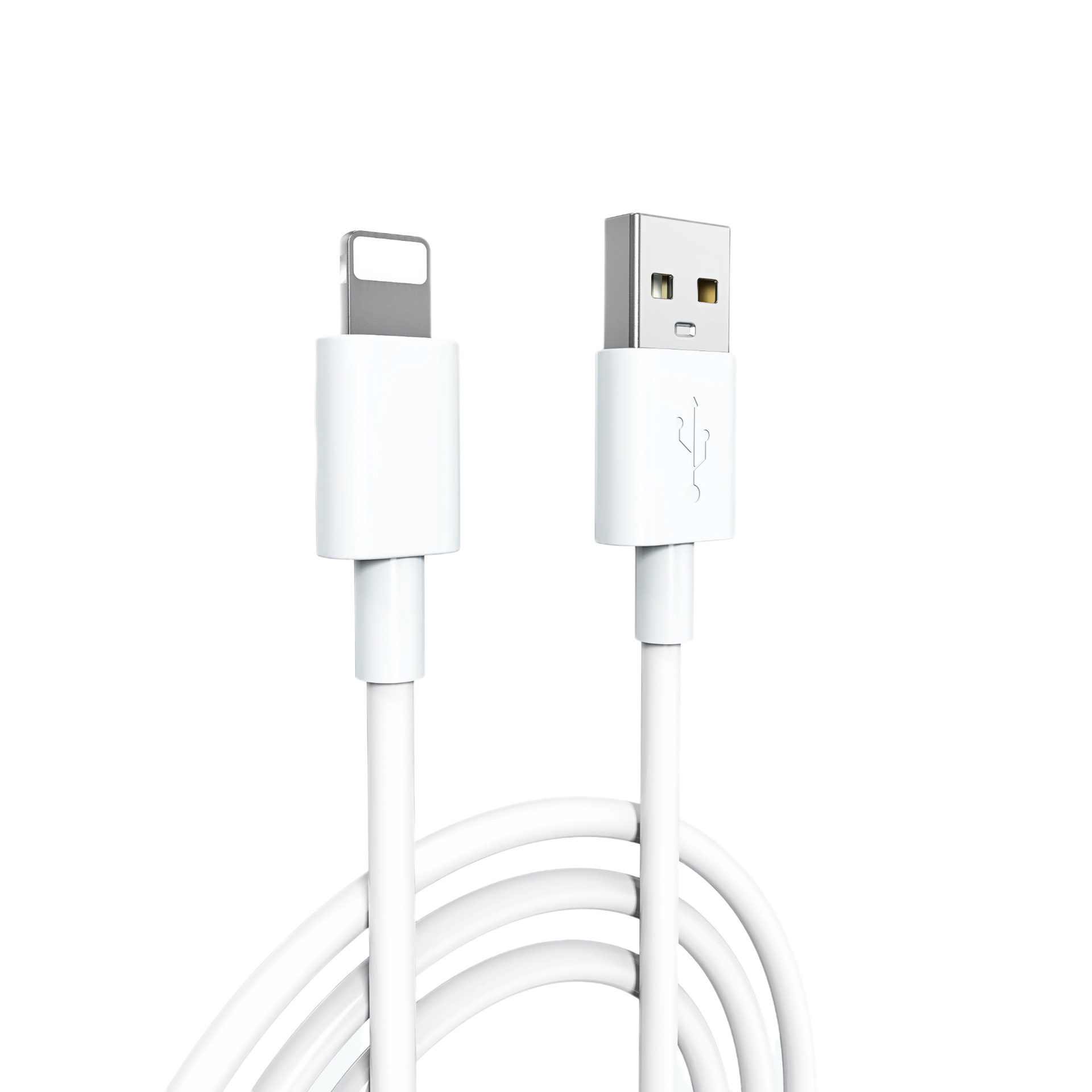 适用苹果iphonex/6s/8plus/ipad通用2米加长快充数据线充电线批发