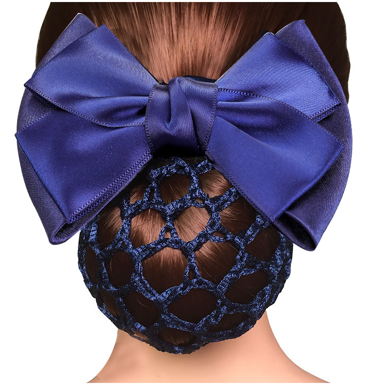 护士头花女发网职业空乘发饰品盘发网兜工作空姐酒店银行