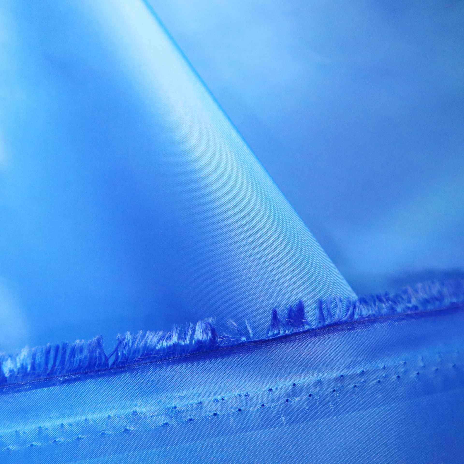 75d210t蓝色涤塔夫 防水pu2000 出口美国户外露营野营帐篷面料