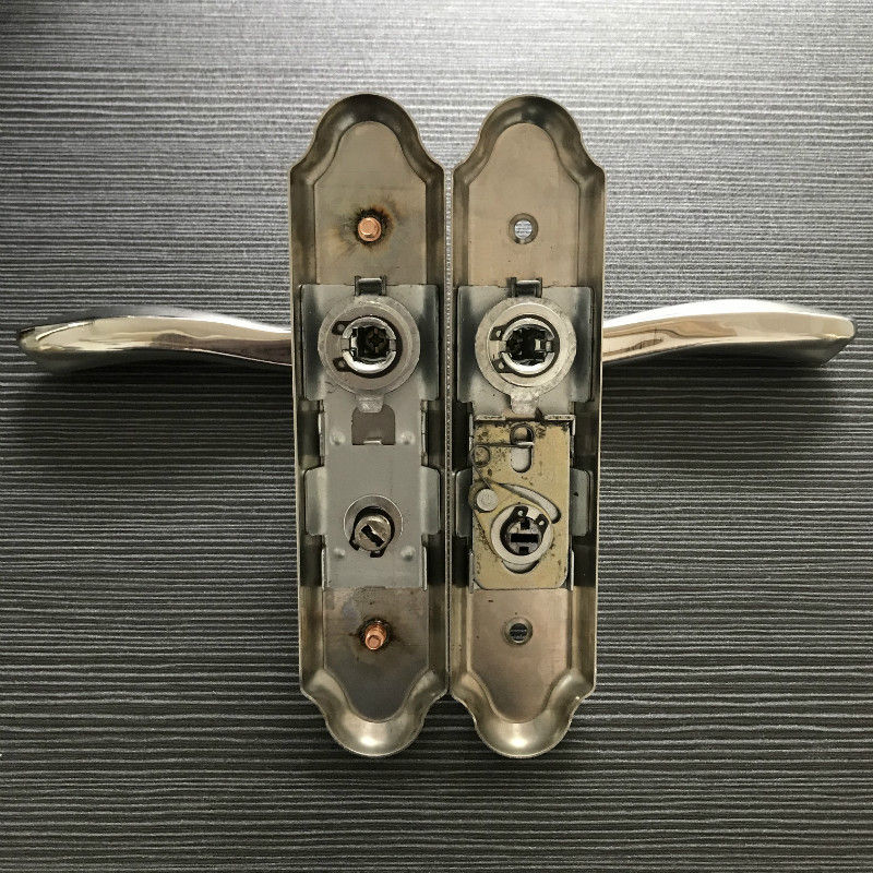 不锈钢浴室门锁通道仓库锁单舌执手门锁厕所卫生间室内门锁110125