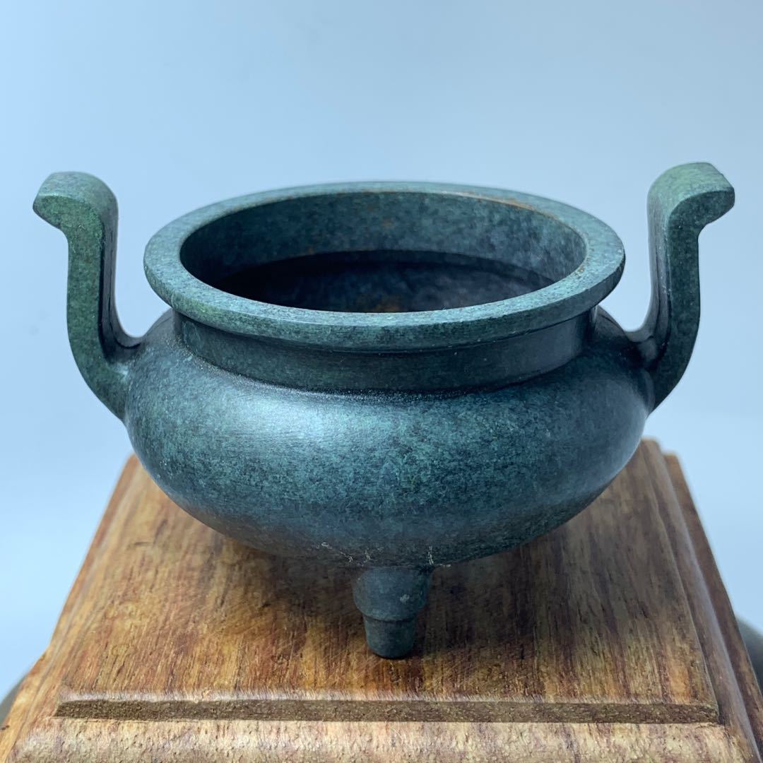 纯铜香炉熏香炉家用茶道禅意宣德炉彩铜香炉仿古莲花盘香炉