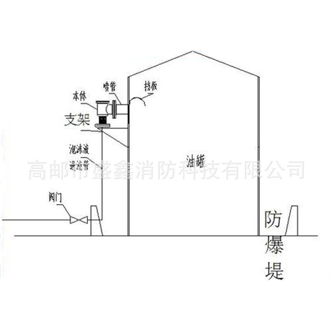 pcl4立式泡沫发生器pcl8低倍数空气泡沫产生器pcl16泡沫灭火设备