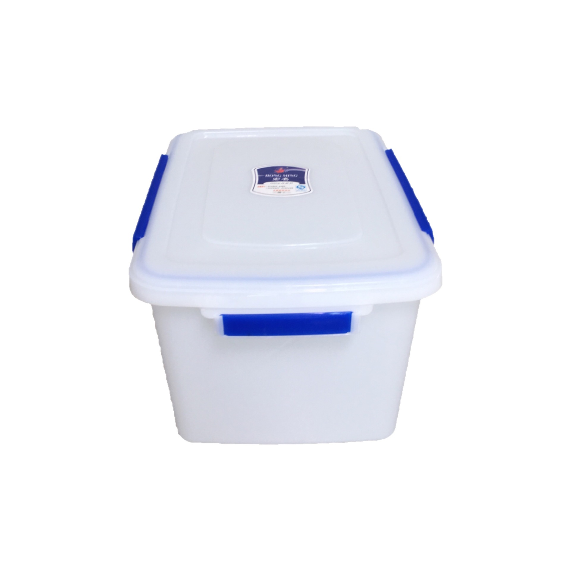 加厚塑料保鲜盒长方形透明带盖大容量加高款乳白保鲜盒食物收纳盒