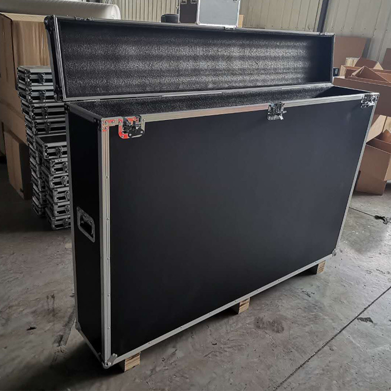 西安定做55寸65寸75寸电视机1装2显示屏航空箱led运输包装箱子