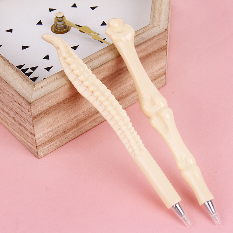 Korean Creative New Exotic Office Supplies Student Prize Realistic Bone Shape Ballpoint Pen Wholesale Factory Direct Sales