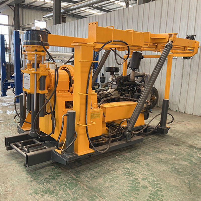 钻井机轮式液压水井钻机工程地勘取芯打井机地质勘探取芯钻机