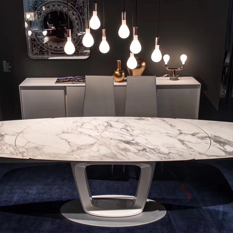 天然意大利老矿鱼肚白卡拉卡塔白大理石吧台酒店接待台洗面台台面