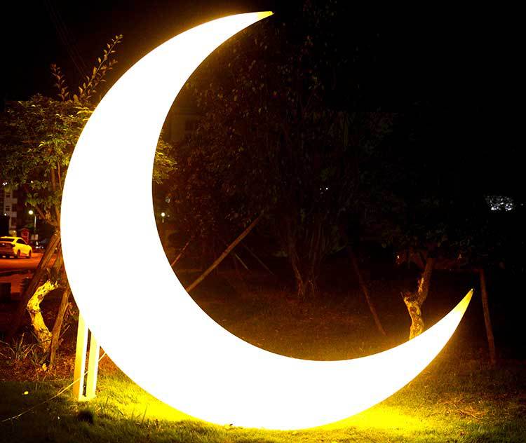 发光月亮婚庆太阳能装饰广场大型灯饰座椅景观灯户外月球灯庭院灯
