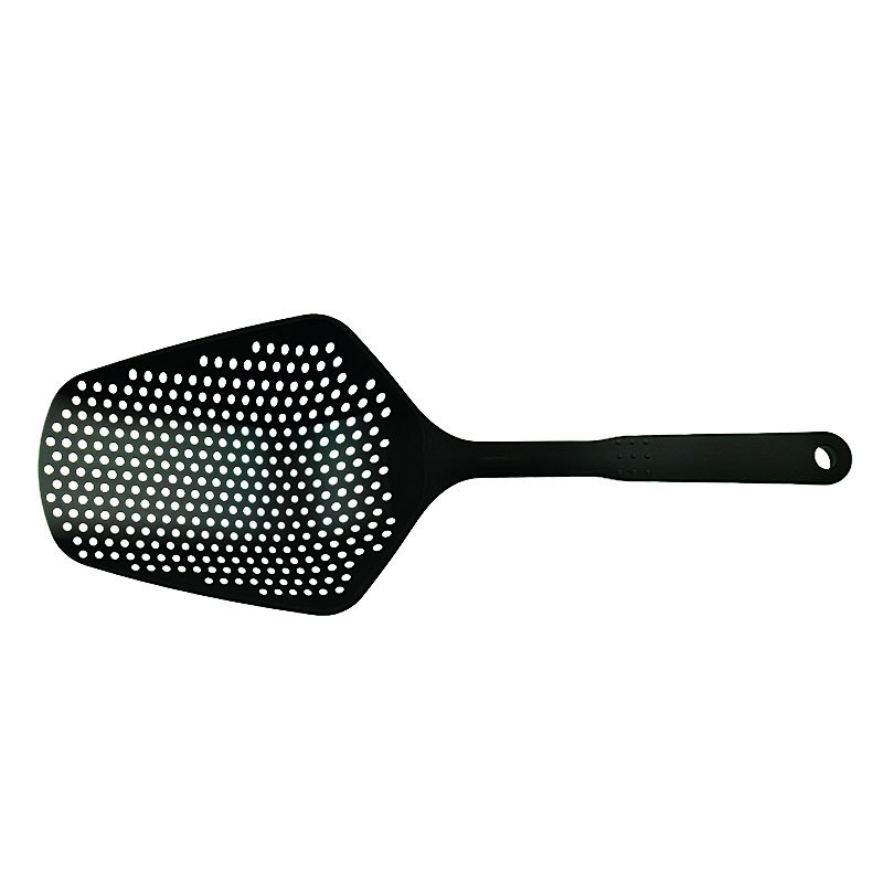 Large Integrated Plastic Ice Shovel Waterproof Slotted Turner Long Handle Drain Grain Slag Ladel Mesh Shovel Water Filter Shovel Big Strainer