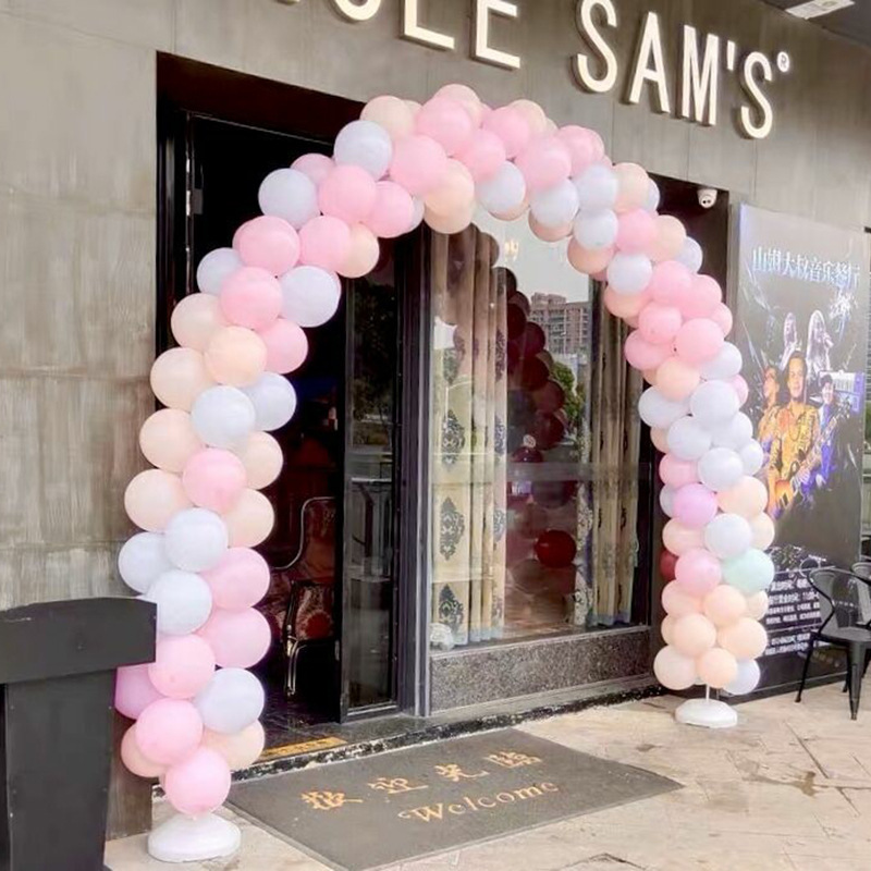 周年店庆装饰气球拱门支架店铺商场美容院开业门口布置活动用品