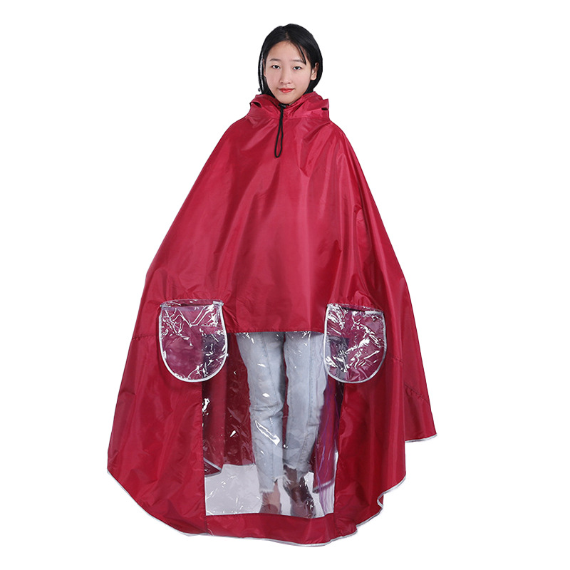 Electric Bike Raincoat Adult Thickened Electric Motorcycle Special Poncho Long Full Body Rainproof Raincoat Wholesale