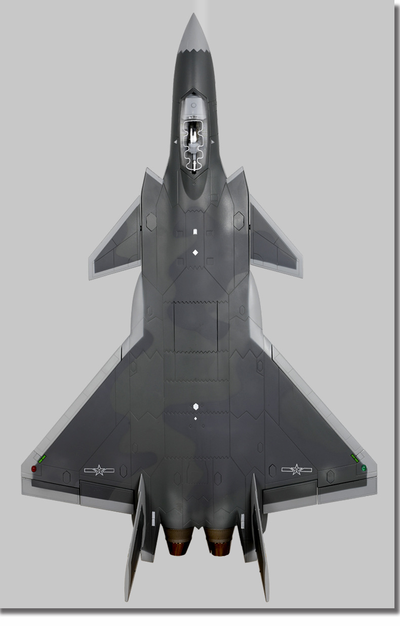 1:32歼20战斗机模型合金歼二十j20仿真隐形飞机模型摆件科普展品