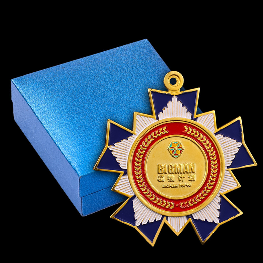 合金徽章勋章纪念章定制商会会徽银行胸章校徽奖章定做活动纪念品