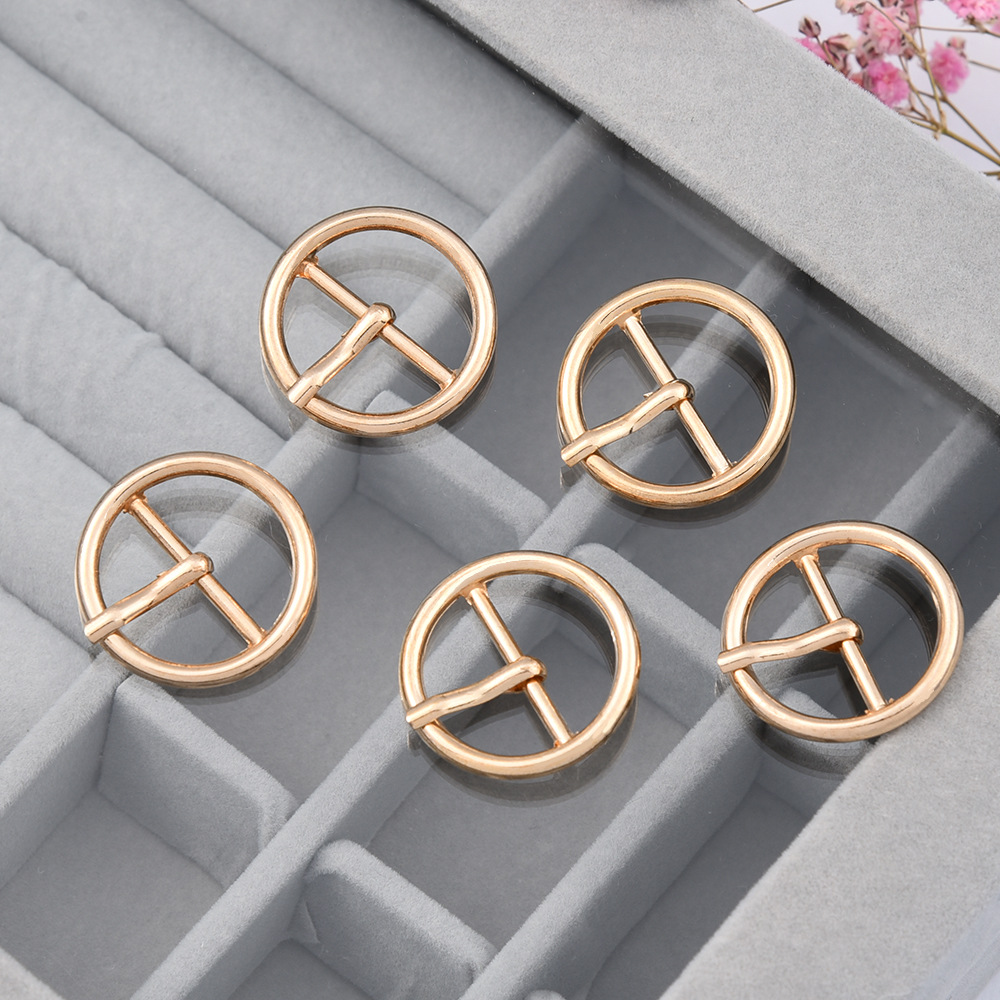 专业可定日用装饰配件衣服女扣 环腰带形日字调节扣品质圆形针扣