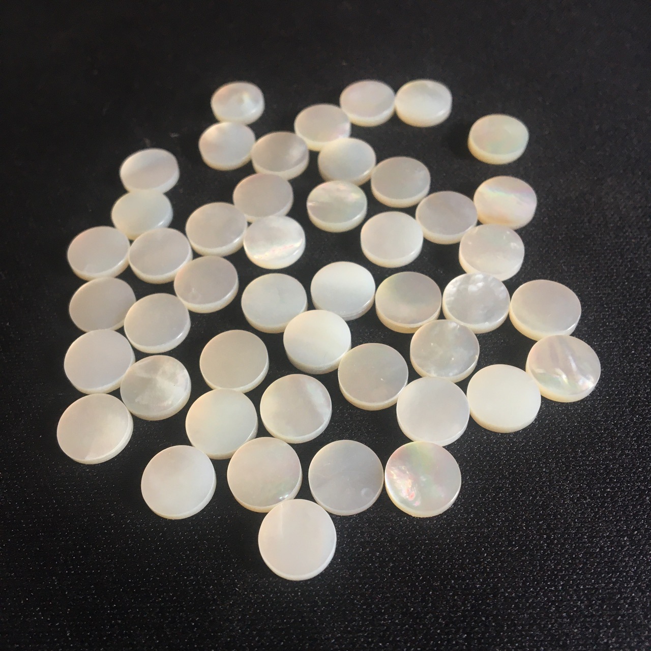 海水白贝母圆片 双平面圆形贴片 白贝戒面 半成品批发-阿里巴巴