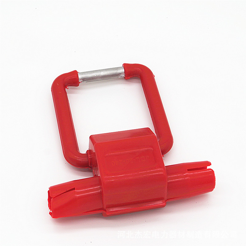 电力金具接地线夹三色绝缘接地线夹绝缘接地环地线夹线路配电卡线