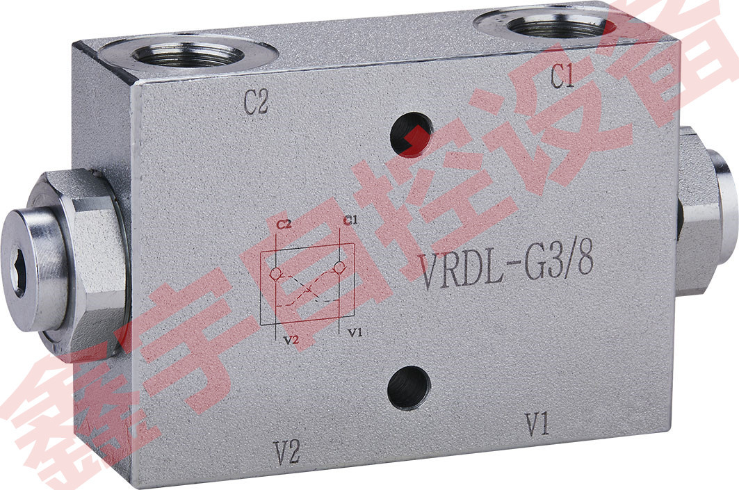 vrdl-g3/8 双向液压锁 清障车油缸锁 环卫车油缸锁 管式液压锁