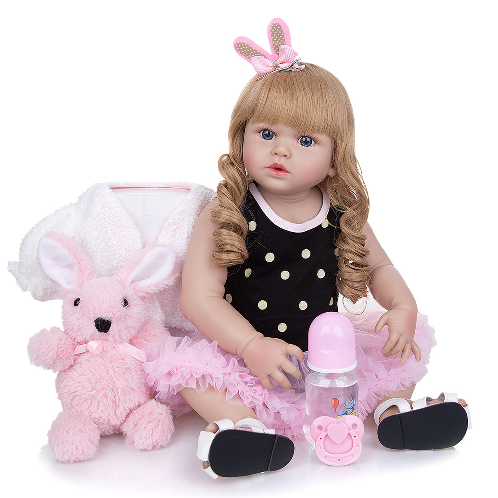 keiumi23寸全硅胶重生娃娃rebornbaby仿真婴儿婴幼儿早教玩偶