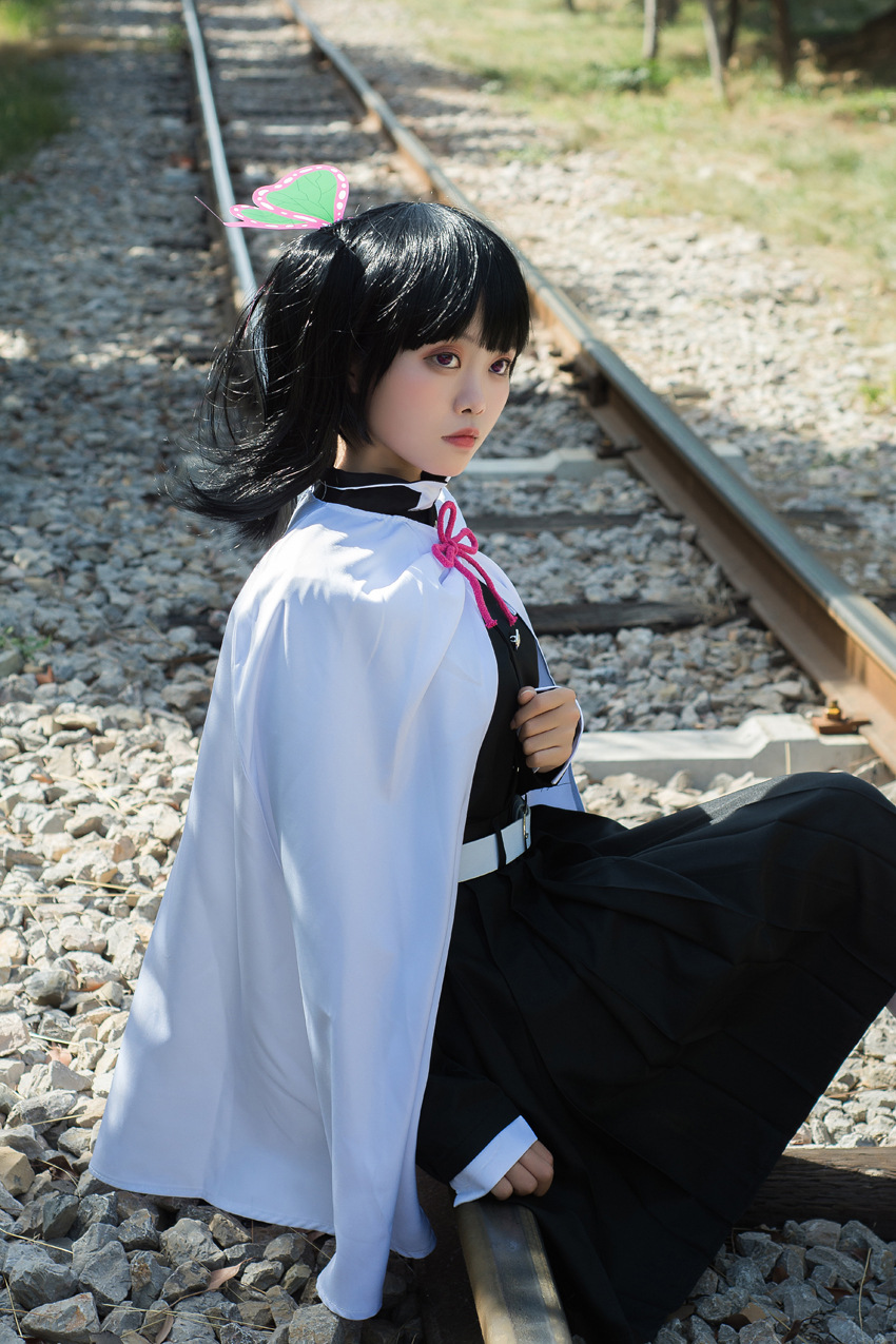 鬼灭之刃栗花落香奈乎鬼杀队队服cosplay服装鬼杀队队服全套代发