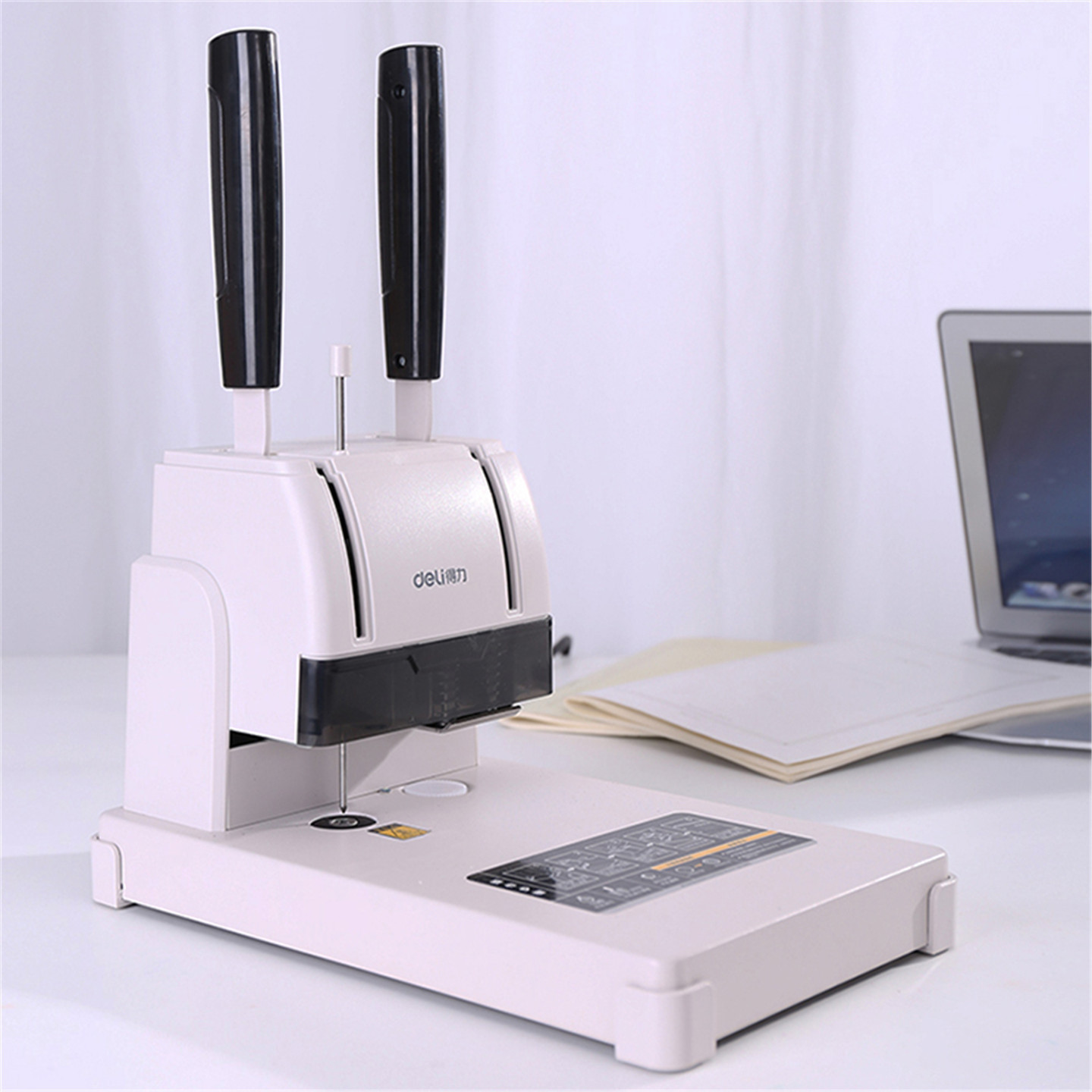 得力3888财务凭证装订机会计凭证手动凭证打孔机量大优惠批发现货