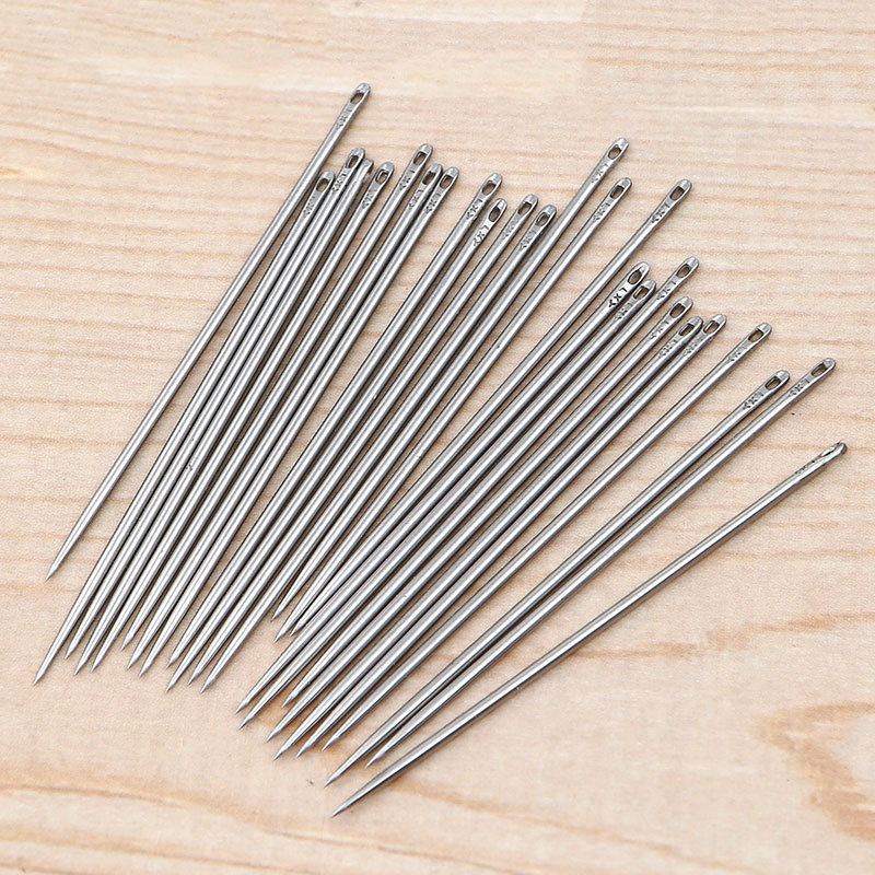 双燕手缝针缝衣针手工针家用缝补衣服裤子用针缝被子纳鞋底钢针-阿里