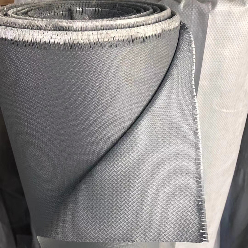 硅钛防火布双面防火硅钛布软接帆布硅钛合金防火布挡烟垂壁防火布