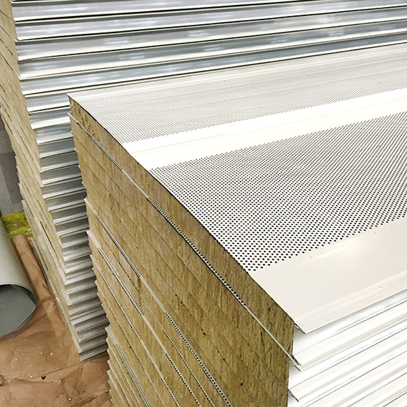 厂家直销吸音板隔音房家用室内隔音棚隔热保温 吊顶夹芯板-阿里巴巴