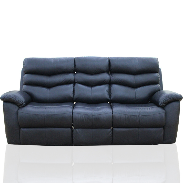 北欧轻奢ins电动沙发办公室客厅三人位软皮沙发太空舱多功能沙发