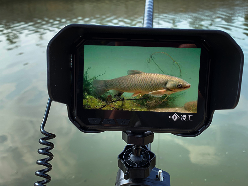高清可视锚鱼竿全套水下摄像头夜视钓鱼神器探鱼器可视锚鱼器