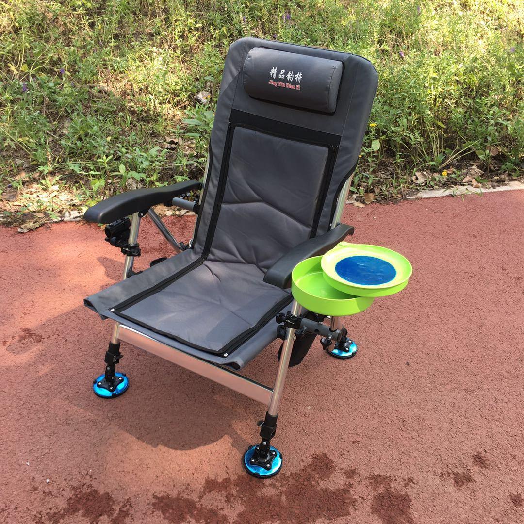 欧式钓椅 加厚折叠钓鱼椅 便携全地形筏钓台钓鱼凳子可躺钓椅批发