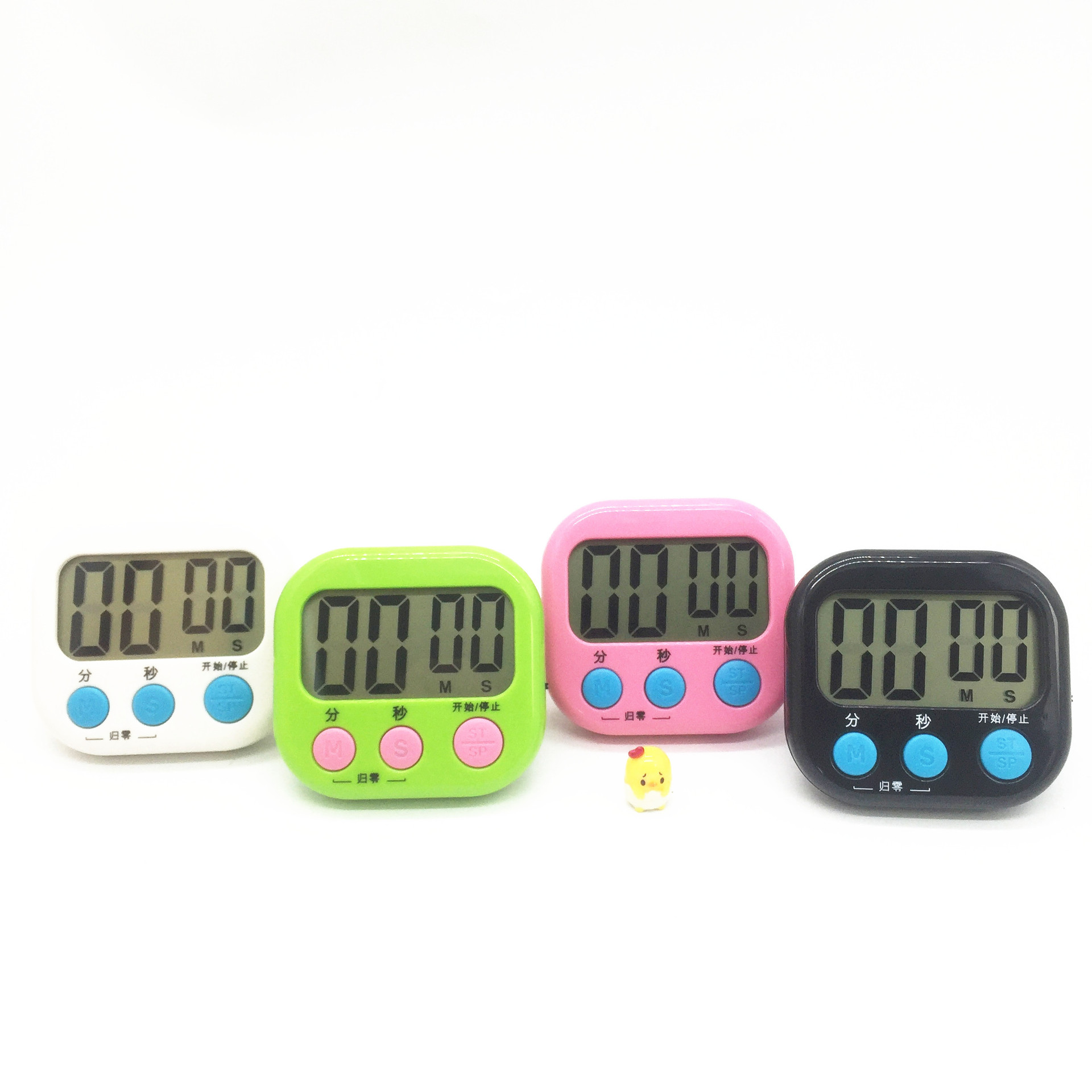 超大屏幕内置扬声器独立开关计时器99分钟59秒定时器厨房学习用