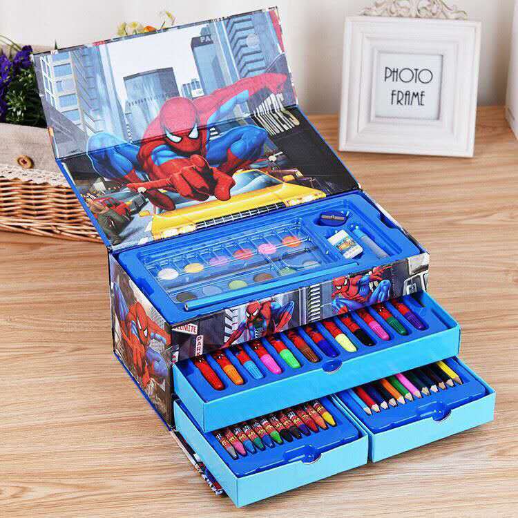 Pencil Set Kindergarten Drawing Pencil Crayon Three-Layer Watercolor Pen Children's Gift School Supplies