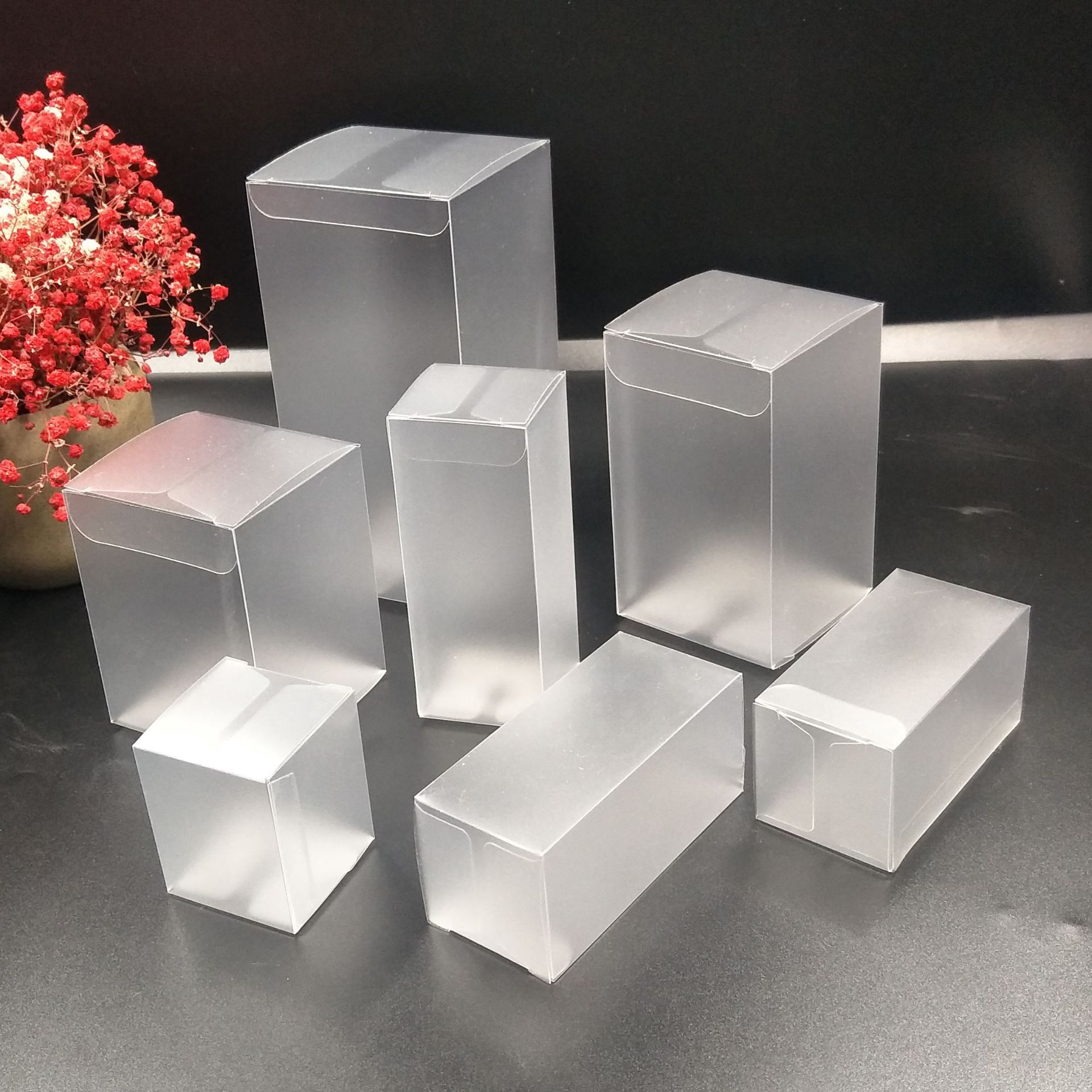 55x125x95cm19cm现货pvc透明包装盒茶叶塑料盒子