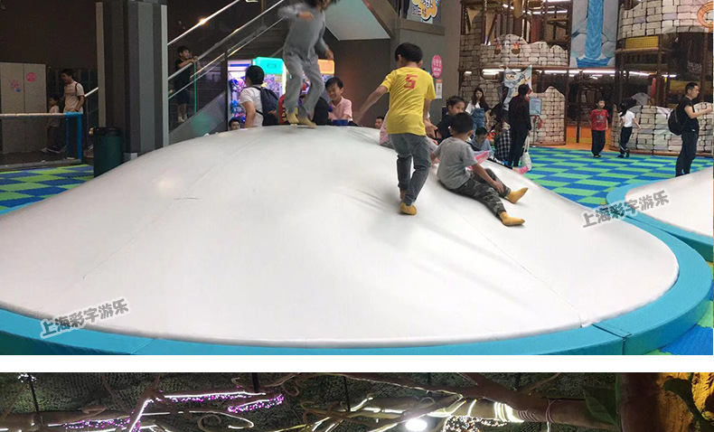 网红充气蹦蹦云厂家景区跳跳云设备蹦蹦云室内亲子乐园草地蹦蹦床
